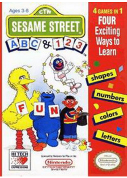 Sesame Street - ABC & 123 NES (Used)