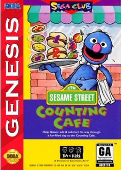 Sesame Street Counting Cafe Sega Mega Drive (Used)