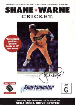Shane Warne Cricket Sega Mega Drive (Used)