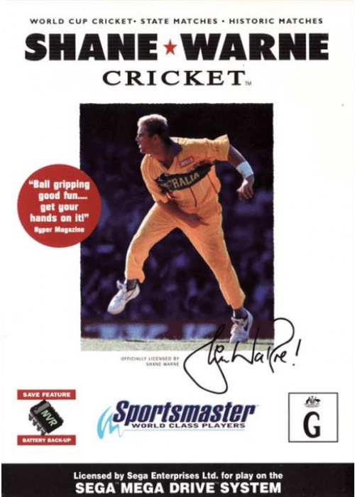 Shane Warne Cricket Sega Mega Drive (Used)