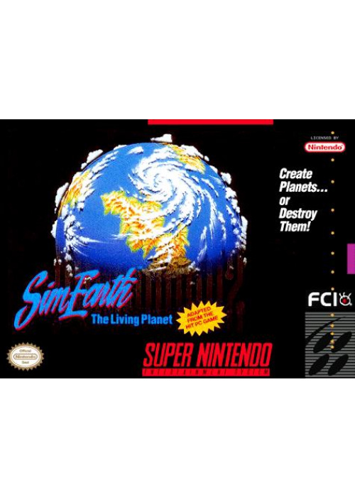 SimEarth - The Living Planet SNES (Used)