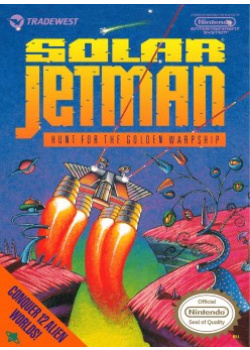 Solar Jetman - Hunt for the Golden Warpship NES (Used)
