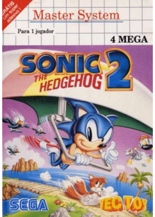 Sonic The Hedgehog 2 Sega Master System (Used)