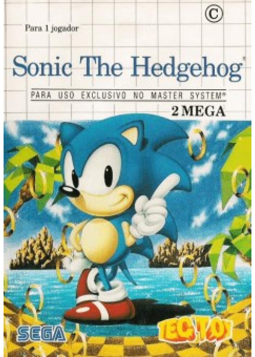 Sonic The Hedgehog Sega Master System (CARTRIDGE ONLY) (Used)
