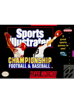 Sports Illustrated Championship Football & Baseball SNES (Used)