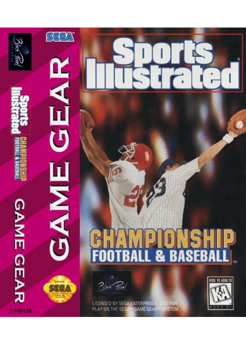 Sports Illustrated - Championship Football & Baseball Sega Game Gear (Used)