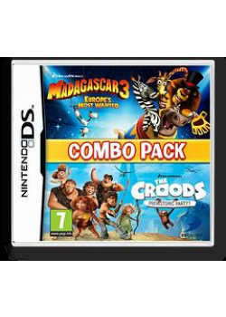 The Combo Pack - Madagascar 3 - Europe's Most Wanted + Croods - Prehistoric Party! DS (Used)