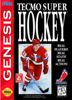 Tecmo Super Hockey Sega Mega Drive (Used)