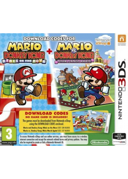 Mario & Donkey Kong Mini's on the Move / Mario vs. Donkey Kong Mini's March Again! 3DS (Used)