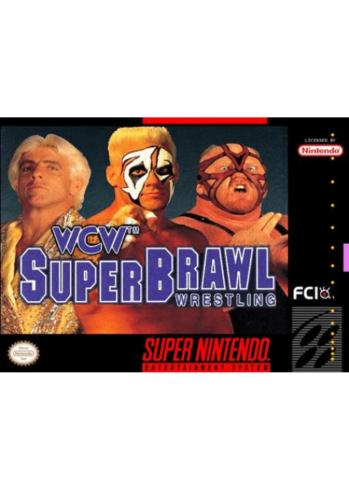 WCW Super Brawl Wrestling SNES (Used)