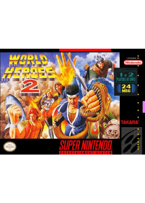 World Heroes 2 SNES (Used)