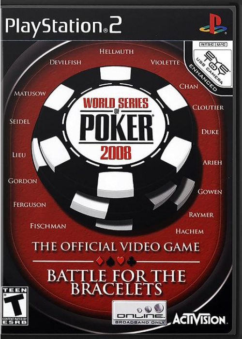 World Series of Poker 2008 - Battle for the Bracelets PS2 (Used)