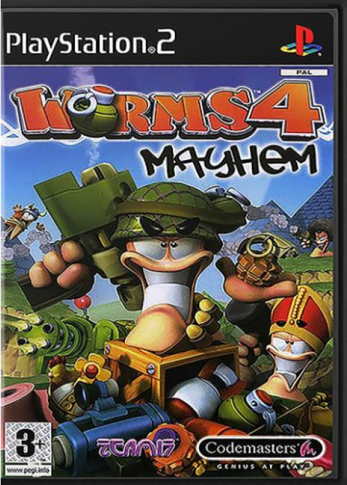 Worms 4 - Mayhem PS2 (Used)