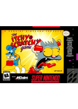Itchy & Scratchy Game, The SNES (Used)