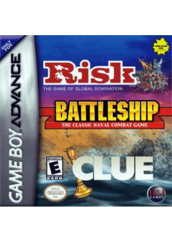 Risk, Battleship, Clue Game Boy Advance (Used)