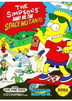 Simpsons, The - Bart vs The Space Mutants Sega Mega Drive (Used)