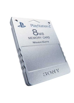 Sony Playstation 2 Memory Card 8MB Silver (Used)