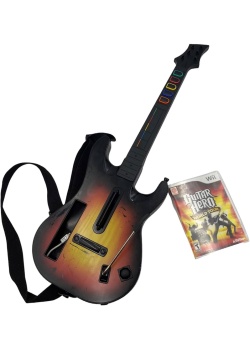 Guitar Hero World Tour with guitar Wii (no box) (Used)
