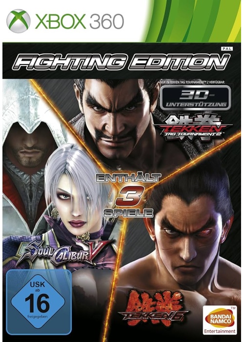 Fighting Edition (Tekken 6 / Tekken Tag Tournament 2 / SoulCalibur V) XBOX 360 (Used)