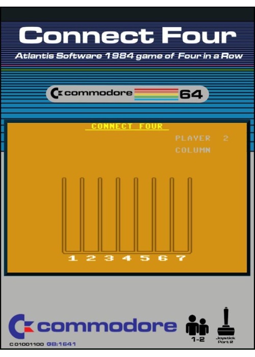 Connect Four Commodore 64 (Used)