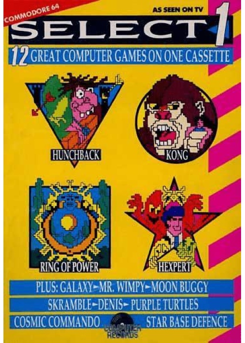 Denis through the Drinking Glass Commodore 64 (Used)