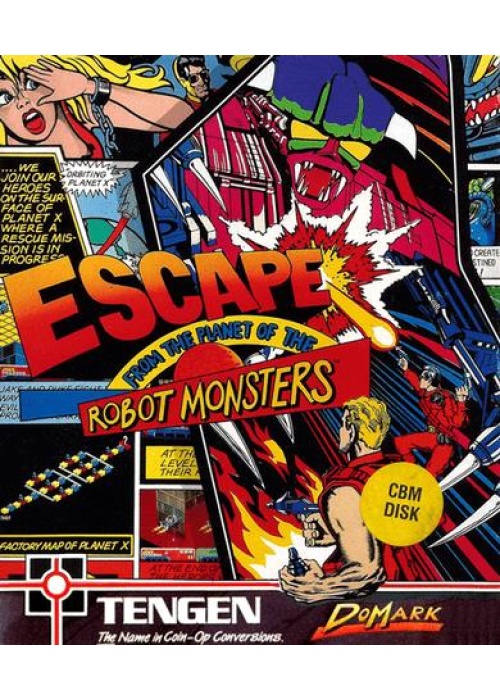 Escape from the Planet of the Robot Monsters Commodore 64 (Used)