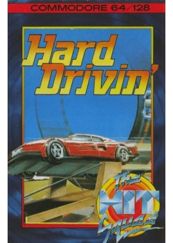 Hard Drivin' Commodore 64 (Used)