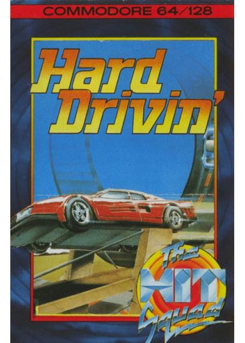 Hard Drivin' Commodore 64 (Used)