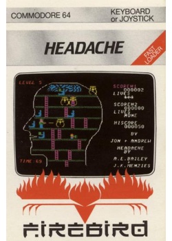Headache Commodore 64 (Used)