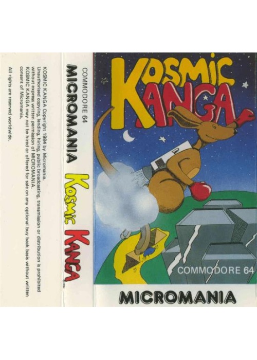 Kosmic Kanga Commodore 64 (Used)