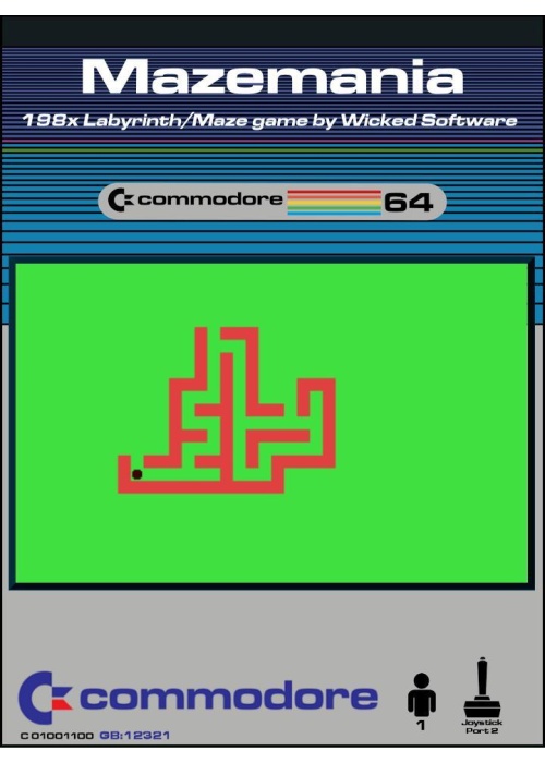 Mazemania Commodore 64 (Used)