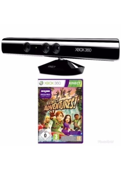 Microsoft XBOX 360 Kinect with Kinect adventures (Used)