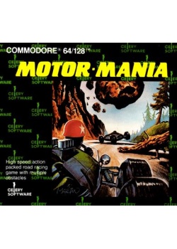Motor Mania Commodore 64 (Used)