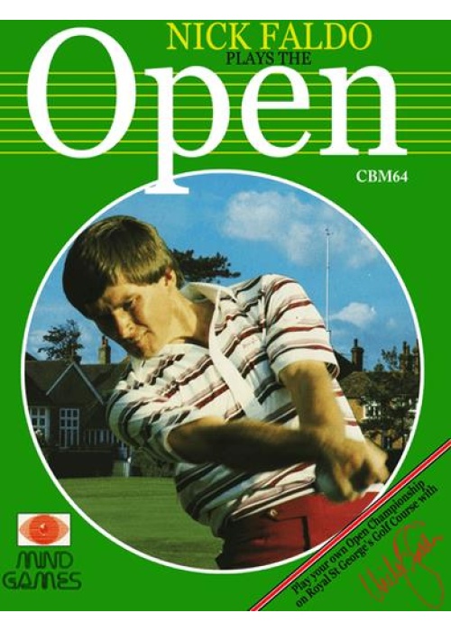 Nick Faldo Plays the Open Commodore 64 (Used)