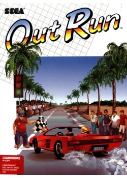 Out Run Commodore 64 (Used)