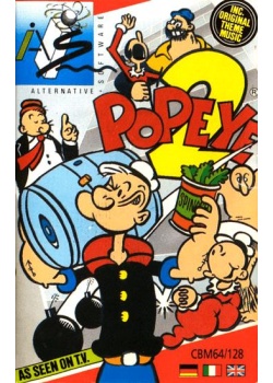 Popeye 2 Commodore 64 (Used)