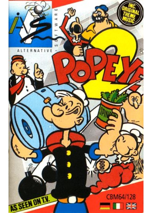 Popeye 2 Commodore 64 (Used)