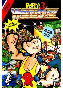 Popeye 3 - Wrestle Crazy Commodore 64 (Used)