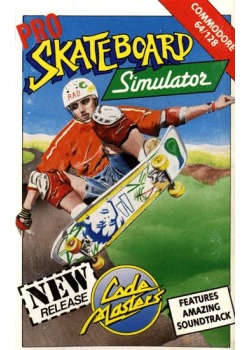 Professional Skateboard Simulator Commodore 64 (Used)