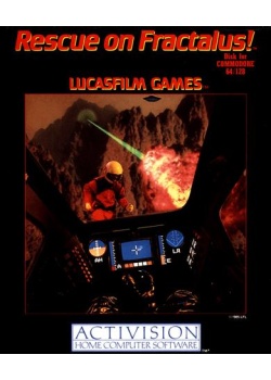 Rescue on Fractalus! Commodore 64 (Used)