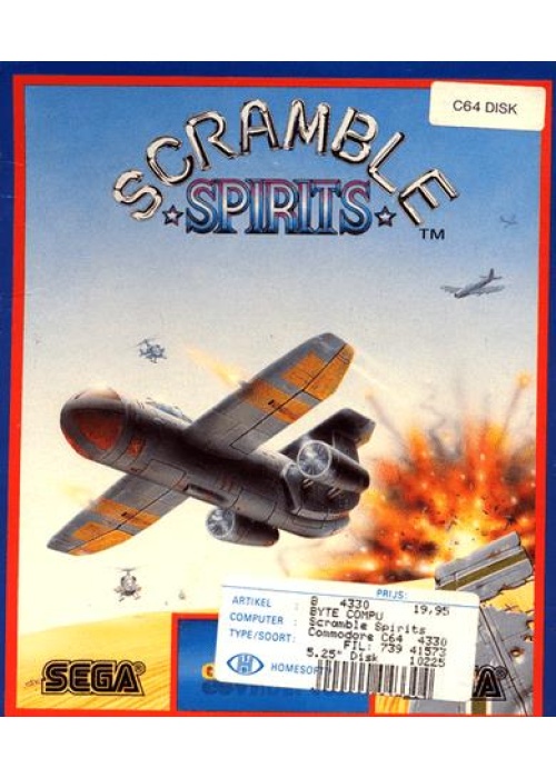 Scramble Spirits Commodore 64 (Used)