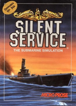 Silent Service Commodore 64 (Used)