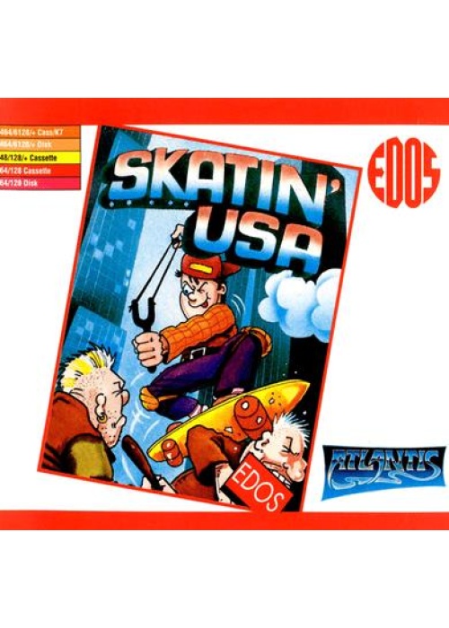 Skatin' USA Commodore 64 (Used)