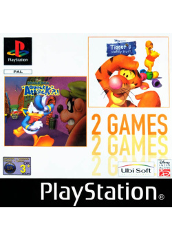 Donald Duck - Quack Attack + Disney'w Winnie Tigger's Honey Hunt PS1 (Used)
