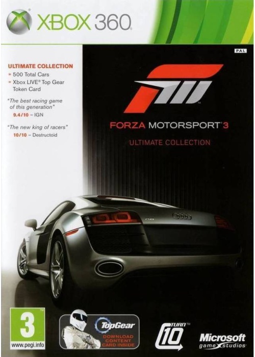 Forza Motorsport 3 Ultimate Collection XBOX 360 (Used)