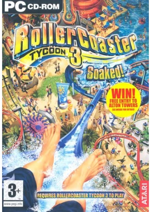 Roller Coaster Tycoon 3: Soaked PC (Used)
