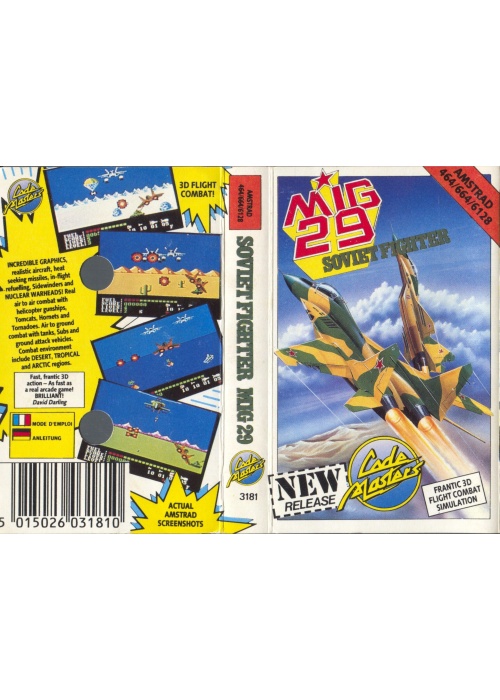 Soviet Fighter MIG 29 Amstrad (Used)