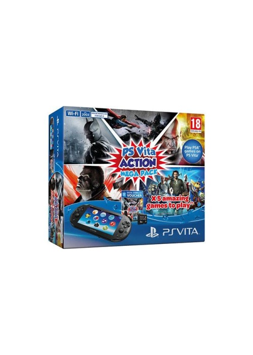 Sony PS VITA console 2nd gen. Mega Pack (Used) BOX ONLY