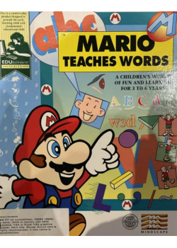 Mario Teaches Words Big Box PC (Used)