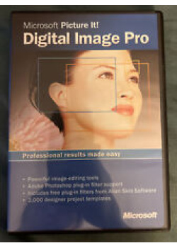 Microsoft Picture It! Digital Image Pro v7.0 PC (Used)